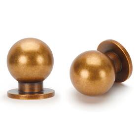Riverockod 759225027711 10 Pack Polished Chrome Cabinet Knobs 1 Inch 25mm Ball Furniture Rou