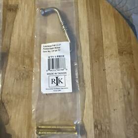 04-tp Rk International 844351007888 Cp Solid Brass Pull Polished Pewter Handle New Sealed