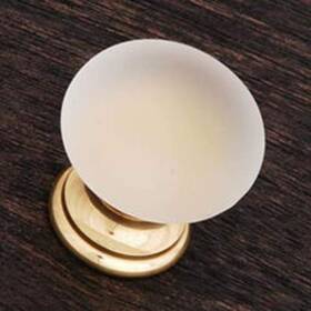 Ck-2g Rk International Rki Polished Brass R.k. Ck 2g Smoked Glass Round Knob