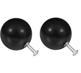 Rcz0041602 Rockcloud 2 Pcs Crystal Stone Round Cabinet Knobs With Screws Drawer Pulls For Wardrobe