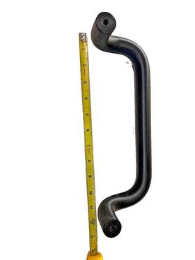 Bf157.315 Rockwood 90 Offset Door Pull 10 Inch Ctc Black Open Box No Hardware
