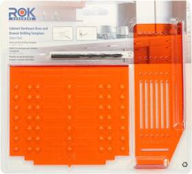 Rok 705353706059 Hardware Knob Handle Pull Drill Mounting Template For Cabinet Doors And Draw