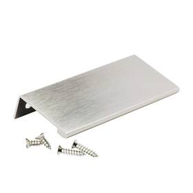 P898980ss Rok Hardware 10 Pack 3-5/32 Inch 80 Mm Finger Edge Pull 3-15/16 100 Length Al