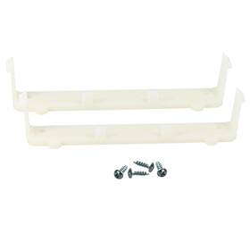 Rok R3307 2 Pairs Of Hardware Plastic False Front Cabinet Clips 5 Inch 127mm Overall