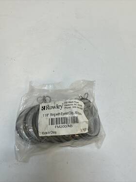 Fm200 Rowley Fm200/ab 1 1/8 Inch Ring With Eyelet /ab Qty 8