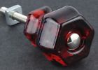Rrdpk-3 Eclectic Cabinet Knobs Decor Set Of Ruby Red 0744904799195