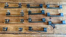 Sapphire 704780207252 Modern Cabinet Drawers Pulls Handle Antique Brass 5 Inches Lot Of 11