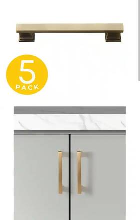 Sp-2891-128-mab-5 Sapphire 704780208518 Hexa Series Modern Cabinet Handle - 10 Pack