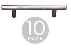 Sp-1009kn-96-sn Sapphire Cabinet Textured Pull 6ftft W Zinc Brushed Nickel - 10-pk Delta Series