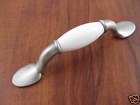 662w-wsn-c Satin 662w-wsn- 20 Box Nickel Liberty White Pull Handle Spoonfoot