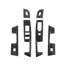 Saf1dhp0000 Savadicar Black Wood Grain Interior Accessories - Door Window Button Panel Tr
