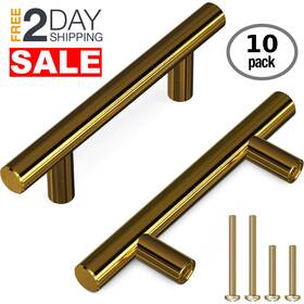 Sayoneyes 810166850100 10 Agarraderas 5 Inch Doradas Manijas Para Cajones Gabinetes De Cocina En Oferta