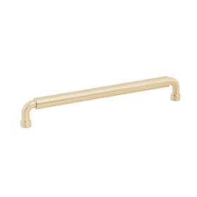 211089-us4 Schaub Noho Cabinet Pull Round 8 Inch Cc Satin Brass