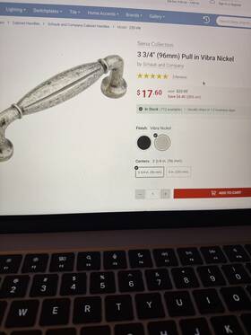 255-vn Schaub Brushed Nickel Cabinet Pulls 30 Knobs 4 And Appliance Pull 2