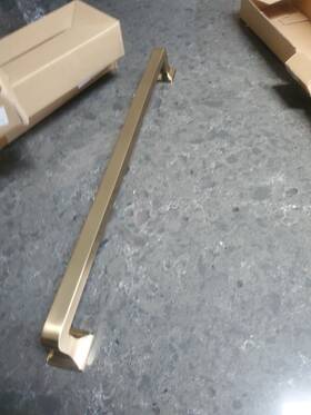 535-ssb Schaub Menlo Park Collection 15 Inch 381mm Appliance Pull Satin Brass