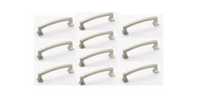 541-15 Schaub 542-15 Set Of 10 And Company Menlo Park 4 Inch Cabinet Pulls In Satin Nickel