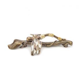 Schaub And Company 892-mop-ed 892 Nature 3-1/8 Inch Center To Dragonfly - Mother Of