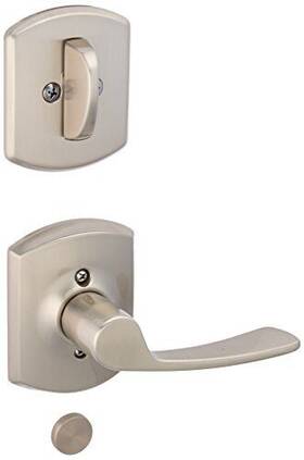 F94mer619grwrh Schlage Lock Company Greenwich Deco Rose Dummy Handleset Trim