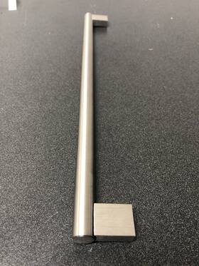 59116 Schwinn Hardware 12-5/8 Inch Bar Appliance Pull - Brushed Stainless Steel