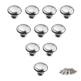 Seeraphee 703931273658 Stainless Steel Round Drawer Knobs Cabinet Handles Door Handle Pull Hardware