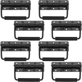 Sehoi 313026231212 8 Pack 124mm Spring Loaded Case Handle Folding Pull Surface Mount Chest