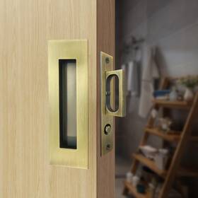 054-4 Senharvest 6 Inch Recessed Finger Pulls Antique Brass Sliding Closet Barn Pocket Door Handles