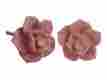Sg-khurja-159 Door Knobs Handmade Set Of 2 Ceramic Knob Cabinet Kitchen Drawer Handles Pink Rose And Pulls