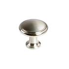 Sh2712-sn-25 South Main Hardware Satin Nickel Modern Round Flat Cabinet Knob