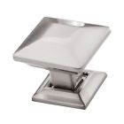 Shkm006-sn-5 Southern Hills Brushed Nickel Cabinet Knobs Drawer Pulls Inch Square