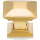 Shkm006gld5 Satin Gold Cabinet Knobs Pack Of Brushed Brass 768813785650