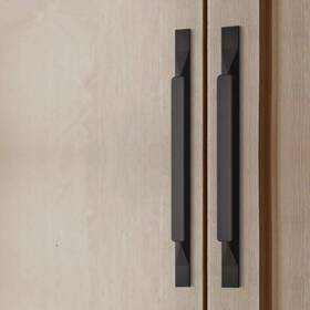 190406-010 Shozafia Kitchen Cabinet Pulls - Black Handles 5 Pack Long Hardware