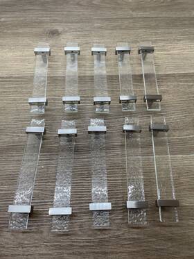 P-1900-7-sn Sietto Adjustable 7 Inch Handle Cabinet Pull Lot Of 10x - Read