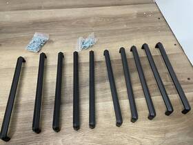 P-2003-12-mb Sietto 12 Inch C-c Handle Cabinet Pull - Matte Black Lot Of 10