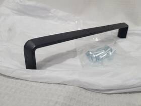 P-2003-8-mb Sietto Cabinet Pull Handle Black Eternity 8 Inch