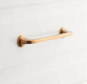 Signature Hardware 026634014091 8 Inch Amarilla Solid Brass Cabinet Pull - Vintage