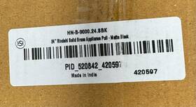 450275 Signature Hardware 037873955694 Rindahl 23-3/4 Inch Appliance Pull Matte Black New