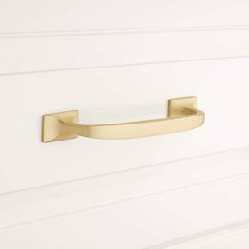Eh1085.4.sbs Signature Hardware 441625 Toulouse 3-3/4 Inch C2c Cabinet Pull-satin Brass
