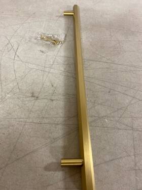 450306 Signature Hardware 24 Inch Lunata Solid Brass Appliance Pull