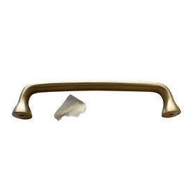481257 Signature Hardware Orvin 5-1/8 Inch Cabinet Pull - Satin Brass