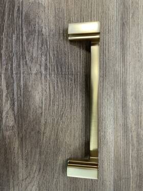 488760 Signature Hardware Matilde 6-5/16 Inch Center Drop Cabinet Pull - Read