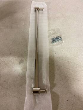 954057-o-1258 Signature Hardware 489143 Orwell 12-5/8 Inch Handle Pull - Polished Nickel