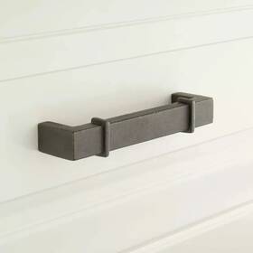 946089 Signature Hardware Marta 9 Cast Iron Cabinet Pull Antique