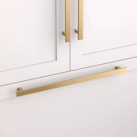 Amw-cont-app-24-bpl Signature Hardware 24 Inch Covello Solid Brass Appliance Pull - Polished