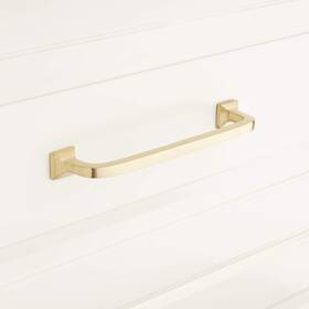 Hl-552-4-sb Signature Hardware Klein 4 Inch C2c Handle Cabinet Pull - Satin Brass
