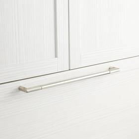 Hn-b-9008.24.sn Signature Hardware 24 Inch Lunata Solid Brass Appliance Pull