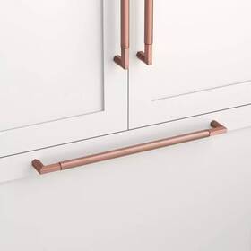 Hn-b-9008.ac Signature Hardware 12 Inch Lunata Solid Brass Appliance Pull Antique Copper