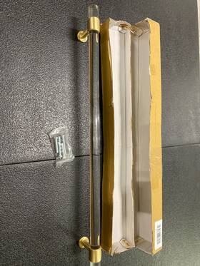 Hn-b-9021.18.sb Signature Hardware 18 Inch Beryn Acrylic Appliance Pull - Satin