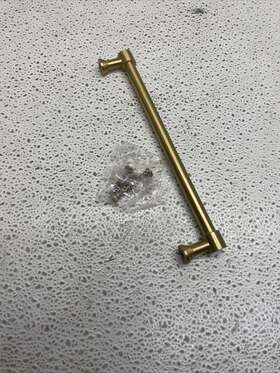 Sh441712 Signature Hardware 8 Inch Strasbourg Solid Brass Cabinet Pull - Satin