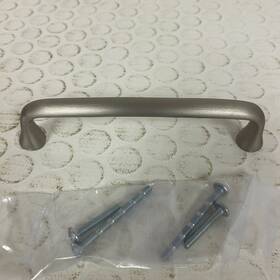 Sh551072bn Signature Hardware 5-1/8 Inch Orvin Brass Cabinet Pull - Brushed Nickel