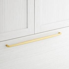 Sh553094sb Signature Hardware 18 Inch Ponderay Brass Appliance Pull - Satin
